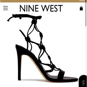 Nine West Mix High Heel Sandal Size 9